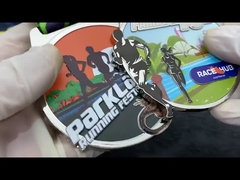 Vervaardiging Zink Alloy Metal Sport medaille Taekwondo Karate Judo Running Football Op maat gemaakte 2D 3D Award