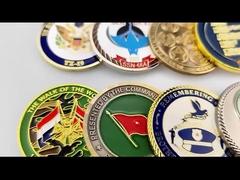 Souvenirmunten Uitdagingsmunten Custom Zink Alloy Metal Soft Hard Enamel Herdenkingsmunten